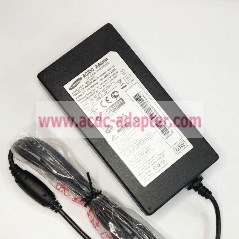 Genuine A6024_DSM 24V 2.5A AC Adapter for Samsung HW-F350 HW-F355/ZA AirTrack Sou